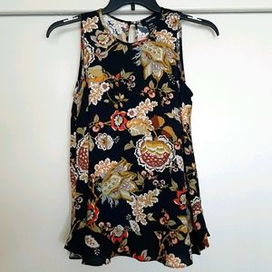 ☀️ NWT Karen Kane Amber Waves Ruffle Hem Top Sz S